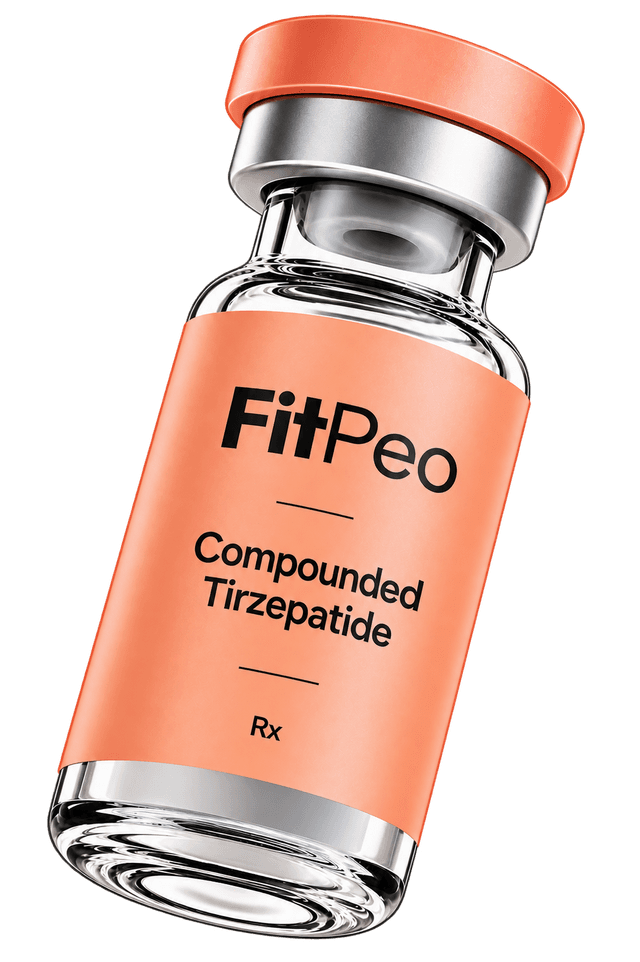 Compounded tirzepatide vial